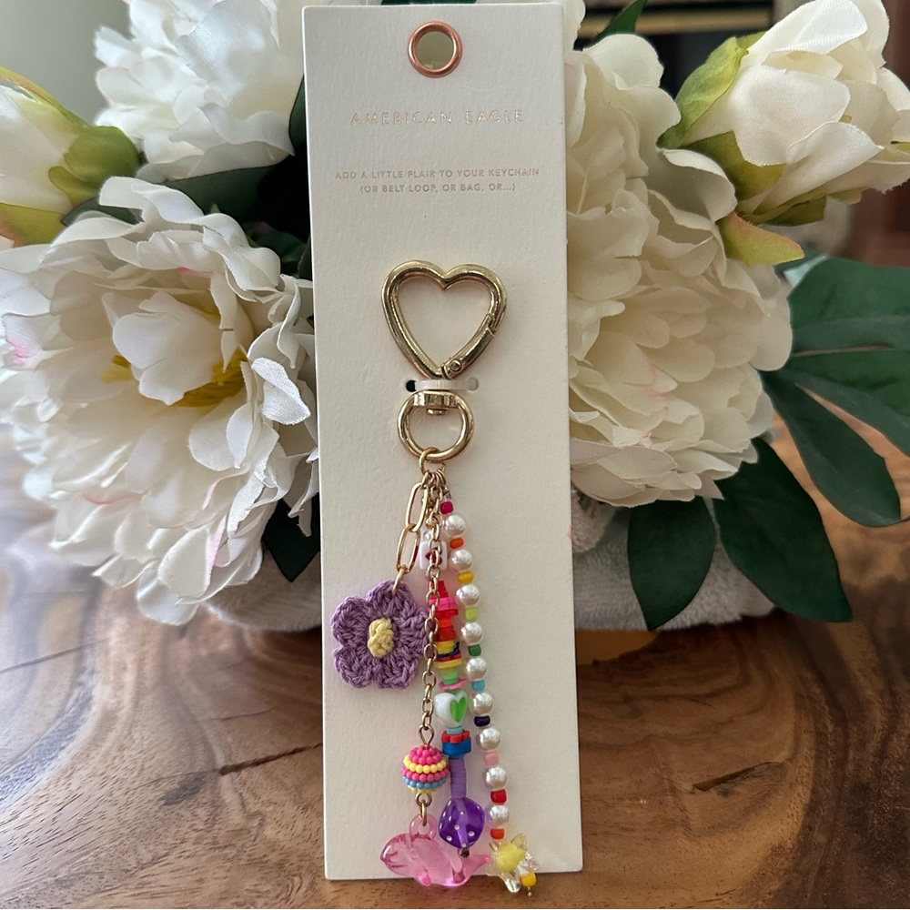 American Eagle Keychain Clip Charm